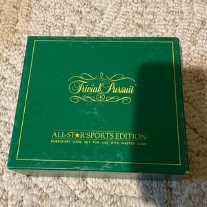 TRIVIA PURSUIT - ALL STAR SPORTS CARDS  Also have baby boomer and master edition